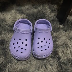 Girls platform crocs